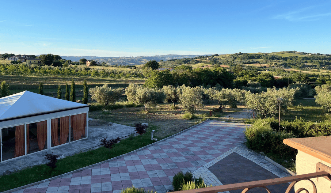 Countryside view from the villa during our Benevento trip in Southern Italy Countryside view from the villa during our Benevento trip in Southern Italy