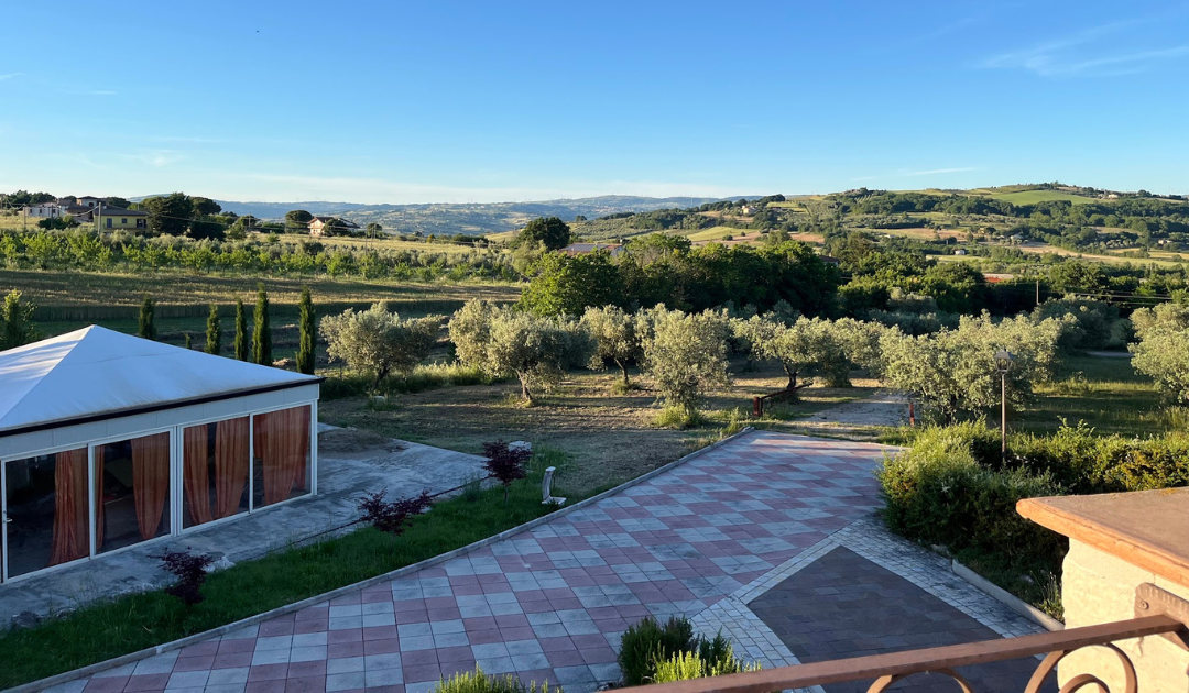 Countryside view from the villa during our Benevento trip in Southern Italy Countryside view from the villa during our Benevento trip in Southern Italy