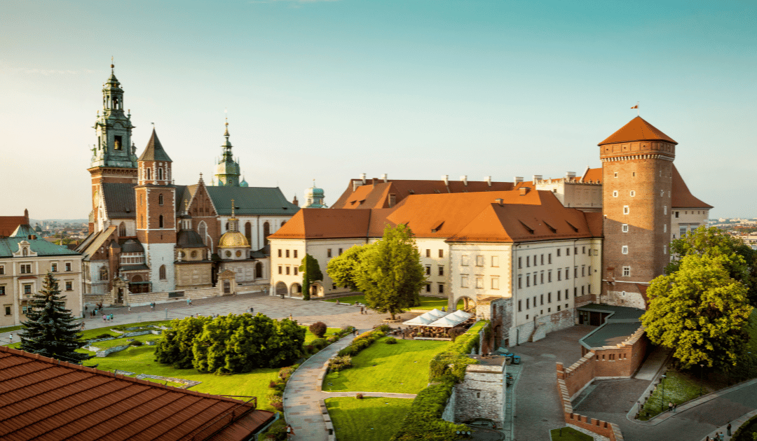 Wawel Castle in Krakow, one of the best cities in Europe for a social weekend trip Wawel Castle in Krakow, one of the best cities in Europe for a social weekend trip